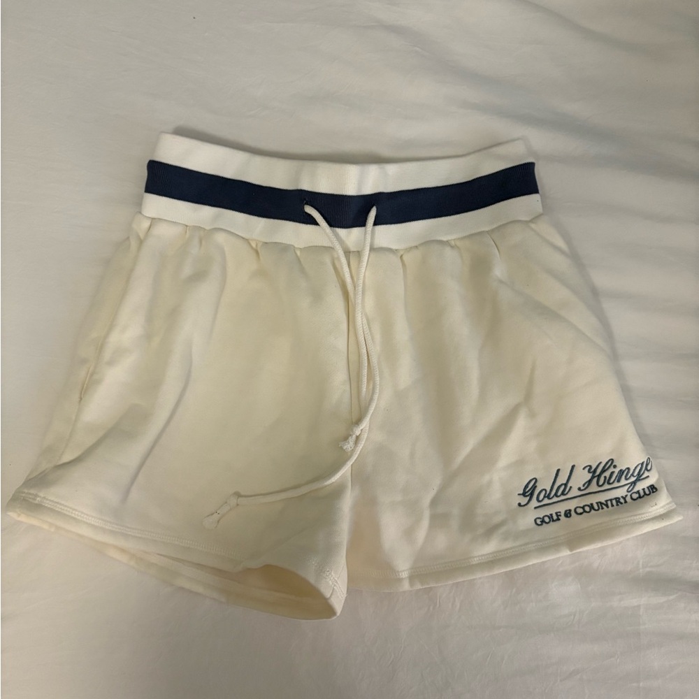 Goldhinge cotton shorts